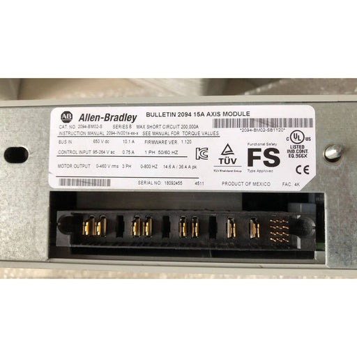 Allen-Bradley Servo Drive Amplifier 2094-BM02-S USED & NEW