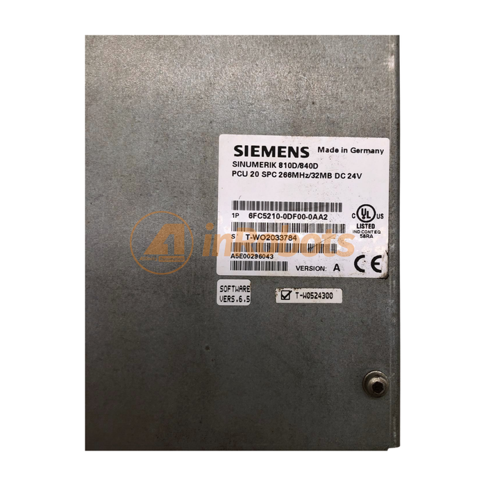 6FC5210-0DF00-0AA2 Siemens SINUMERIK 810D/840D Control Unitloop_index