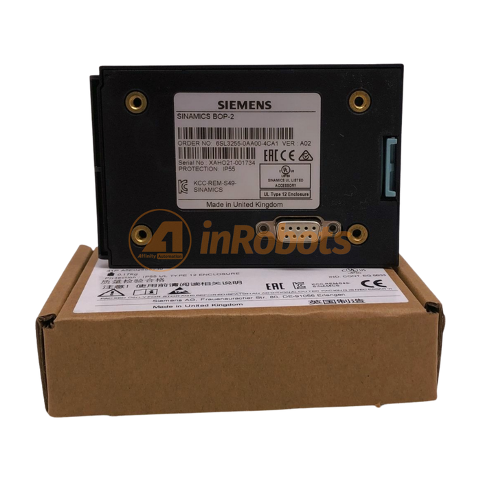 6SL3255-0AA00-4CA1 Siemens Sinamics G120 Panneau de commande de base BOP-2 