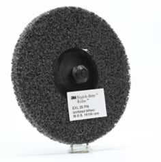 scotch brite roloc cut and Polish unitized wheel