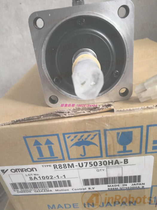 Omron R88M-U75030HA-B Servo Motor Used